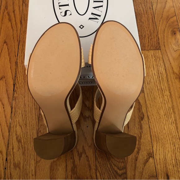 NWT Steve Madden Callen Raffia Heels - Picture 7 of 8